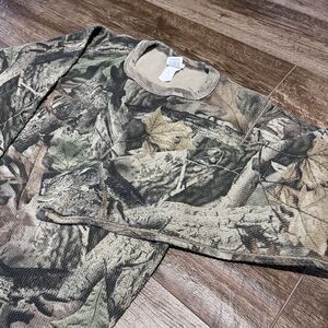 VTG Thermal Long Sleeve Shirt Mens 2XL Camo Bill Jordan’s Advantage Realtree